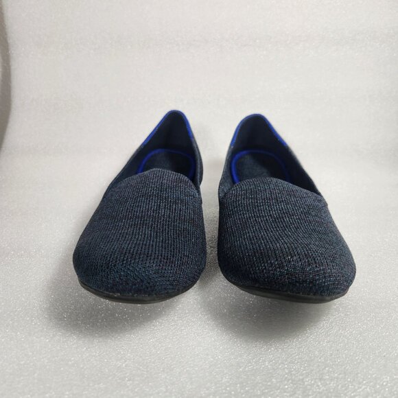 Rothy's Navy Blue Heather Loafer Size W8.5 - Picture 4 of 14